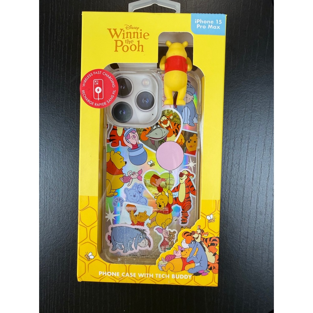Winnie the Pooh 3D Tech Buddy iPhone 15 Pro Max Case Disney x‎ Skinnydip NIB